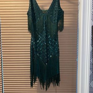 Flapper dress! Size L! Perfect for Halloween, Roaring 20s party or date night!